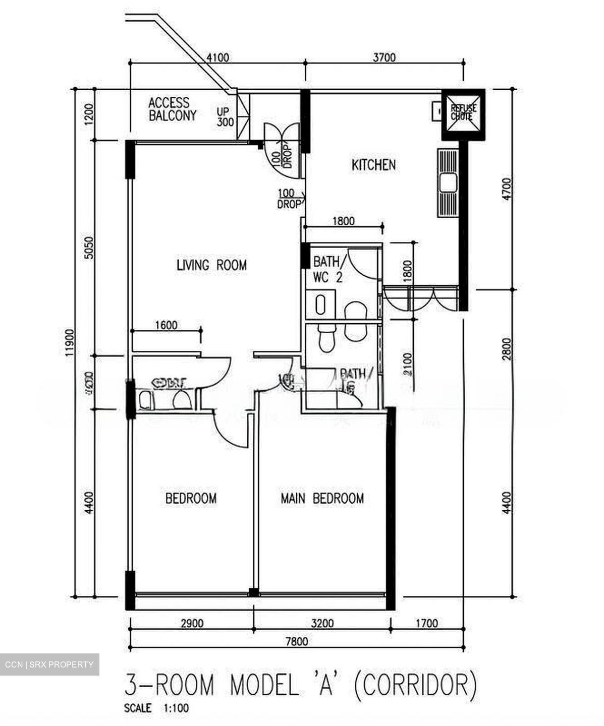 Blk 640 Rowell Road (Central Area), HDB 3 Rooms #627935331